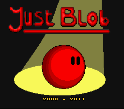 Just Blob Title Screen